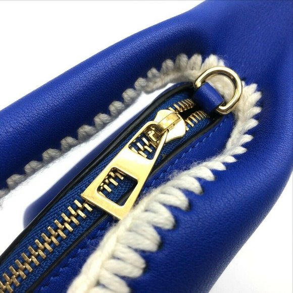 AUTHENTIC LOEWE Rabbit motif Macrame Charm Key Leather Mini Shoulder Bag - Picture 3 of 11